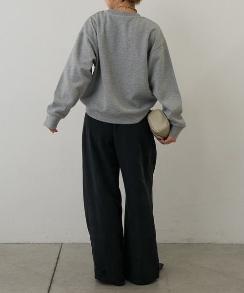 COLONY 2139（コロニートゥーワンスリーナイン）の「ピーチ起毛2タックワイドパンツ（その他パンツ・レディース・ブラウン/グレー/ブラック・SMALL/MEDIUM）」の7枚目の写真