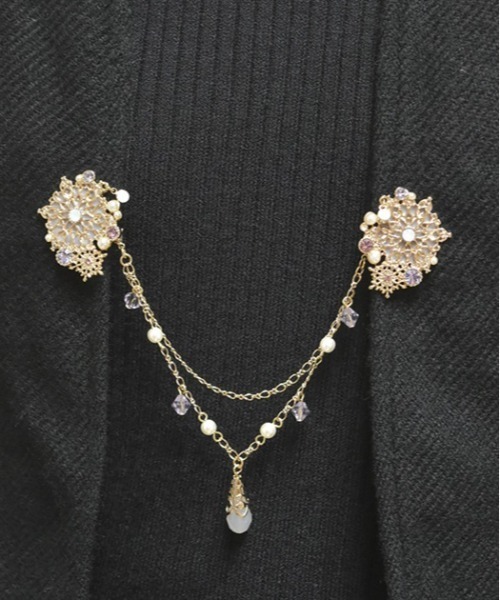 雪の結晶ストールクリップ（その他雑貨）｜axes femme（アクシーズ