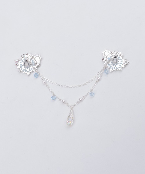 雪の結晶ストールクリップ（その他雑貨）｜axes femme（アクシーズ