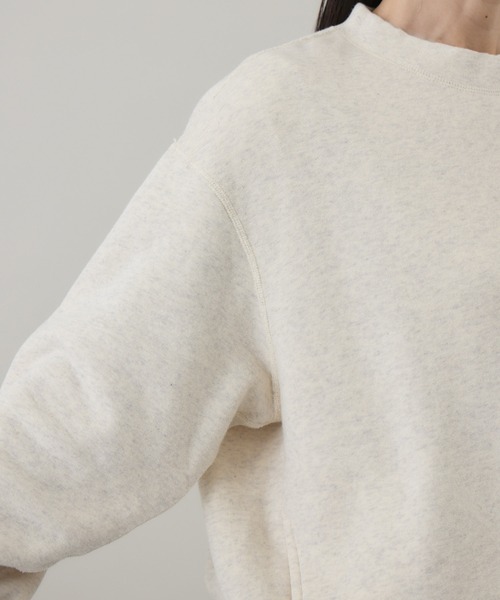 kuros'(クロス)の「【kuros’オリジナル】もちとろクルーネックプルオーバー(Tシャツ/カットソー・レディース・オートミール/ブラック・MEDIUM/LARGE)」の21枚目の写真