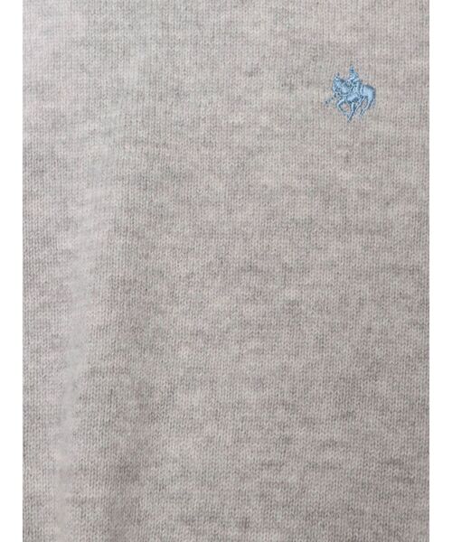 POLO BCS(ポロ ビーシーエス)の「【POLO BCSコラボ】カシミヤ100クルーネックニット(ニット/セーター・レディース・ネイビー/グレー/ライトグリーン・MEDIUM)」の9枚目の写真