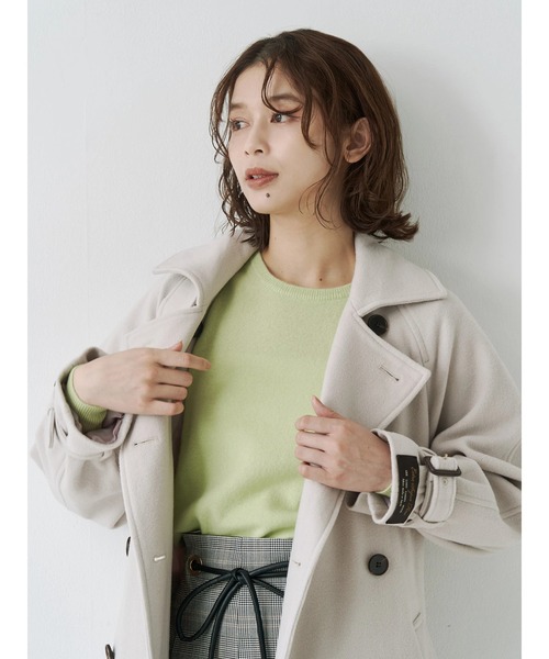POLO BCS(ポロ ビーシーエス)の「【POLO BCSコラボ】カシミヤ100クルーネックニット(ニット/セーター・レディース・ネイビー/グレー/ライトグリーン・MEDIUM)」の19枚目の写真