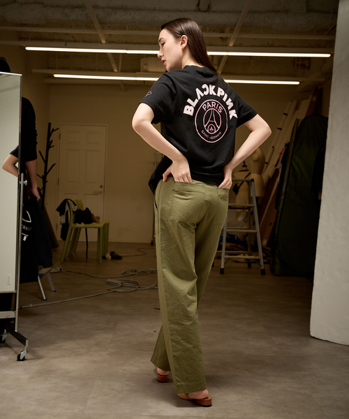 PARIS SAINT-GERMAIN(パリサンジェルマン)の「【BlackpinkxPSG】Elevated Graphic TEE ST171- BLKPSG- BPP(Tシャツ/カットソー・メンズ・ブラック・X-LARGE/XX-LARGE/X-SMALL/SMALL/MEDIUM/LARGE)」の3枚目の写真