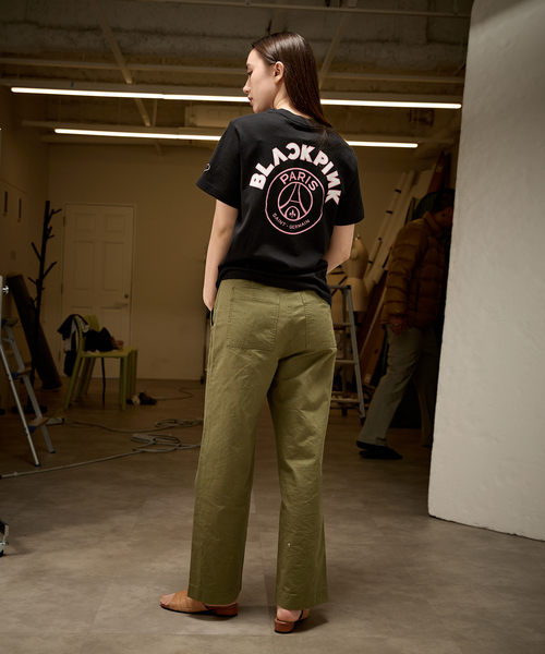PARIS SAINT-GERMAIN(パリサンジェルマン)の「【BlackpinkxPSG】Elevated Graphic TEE ST171- BLKPSG- BPP(Tシャツ/カットソー・メンズ・ブラック・X-LARGE/XX-LARGE/X-SMALL/SMALL/MEDIUM/LARGE)」の4枚目の写真