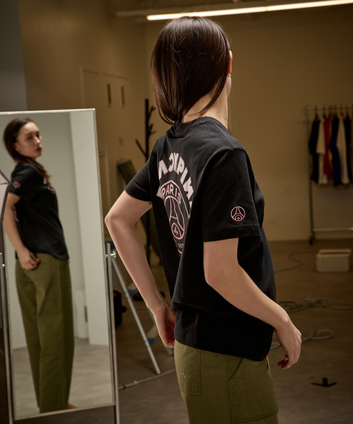 PARIS SAINT-GERMAIN(パリサンジェルマン)の「【BlackpinkxPSG】Elevated Graphic TEE ST171- BLKPSG- BPP(Tシャツ/カットソー・メンズ・ブラック・X-LARGE/XX-LARGE/X-SMALL/SMALL/MEDIUM/LARGE)」の6枚目の写真