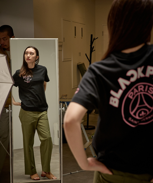 PARIS SAINT-GERMAIN(パリサンジェルマン)の「【BlackpinkxPSG】Elevated Graphic TEE ST171- BLKPSG- BPP(Tシャツ/カットソー・メンズ・ブラック・X-LARGE/XX-LARGE/X-SMALL/SMALL/MEDIUM/LARGE)」の8枚目の写真