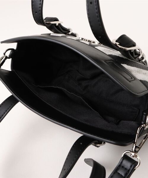 EVRIS（エヴリス）の「【EVRIS / エヴリス】 SUNNY　Wベルトミニハンドバッグ（ハンドバッグ・レディース・ブラック/ダークブラウン/レオパード/ゼブラ・FREE）」の14枚目の写真