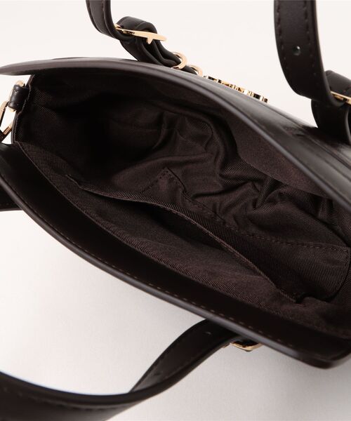 EVRIS（エヴリス）の「【EVRIS / エヴリス】 SUNNY　Wベルトミニハンドバッグ（ハンドバッグ・レディース・ブラック/ダークブラウン/レオパード/ゼブラ・FREE）」の15枚目の写真