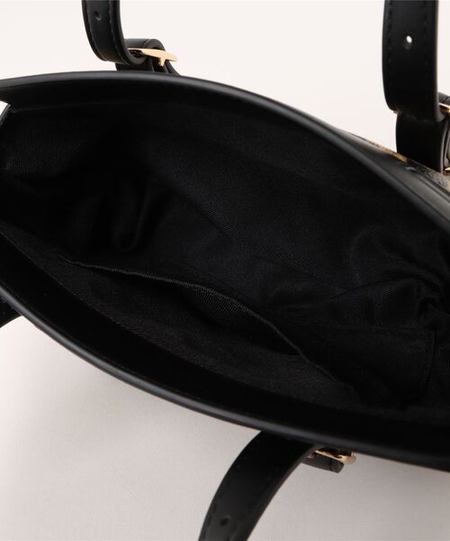 EVRIS（エヴリス）の「【EVRIS / エヴリス】 SUNNY　Wベルトミニハンドバッグ（ハンドバッグ・レディース・ブラック/ダークブラウン/レオパード/ゼブラ・FREE）」の17枚目の写真