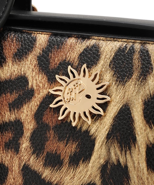 EVRIS（エヴリス）の「【EVRIS / エヴリス】 SUNNY　Wベルトミニハンドバッグ（ハンドバッグ・レディース・ブラック/ダークブラウン/レオパード/ゼブラ・FREE）」の12枚目の写真