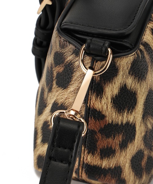 EVRIS（エヴリス）の「【EVRIS / エヴリス】 SUNNY　Wベルトミニハンドバッグ（ハンドバッグ・レディース・ブラック/ダークブラウン/レオパード/ゼブラ・FREE）」の13枚目の写真