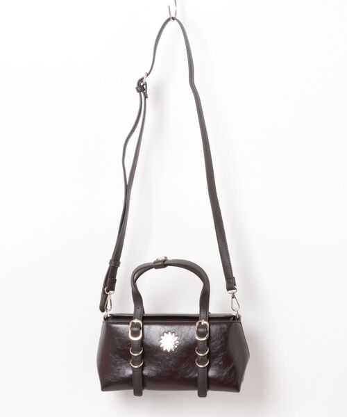 EVRIS（エヴリス）の「【EVRIS / エヴリス】 SUNNY　Wベルトミニハンドバッグ（ハンドバッグ・レディース・ブラック/ダークブラウン/レオパード/ゼブラ・FREE）」の19枚目の写真