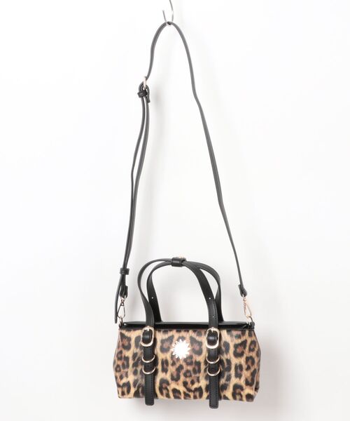 EVRIS（エヴリス）の「【EVRIS / エヴリス】 SUNNY　Wベルトミニハンドバッグ（ハンドバッグ・レディース・ブラック/ダークブラウン/レオパード/ゼブラ・FREE）」の20枚目の写真
