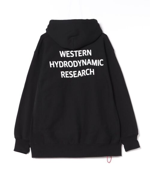 WESTERN HYDRODYNAMIC RESEARCH（ウェスタンハイドロダイナミックリサーチ）の「【WESTERN HYDRODYNAMIC RESEARCH】WHR-PRM-25FW WORKER（スウェット・メンズ・ブラック・MEDIUM/LARGE/X-LARGE）」の2枚目の写真