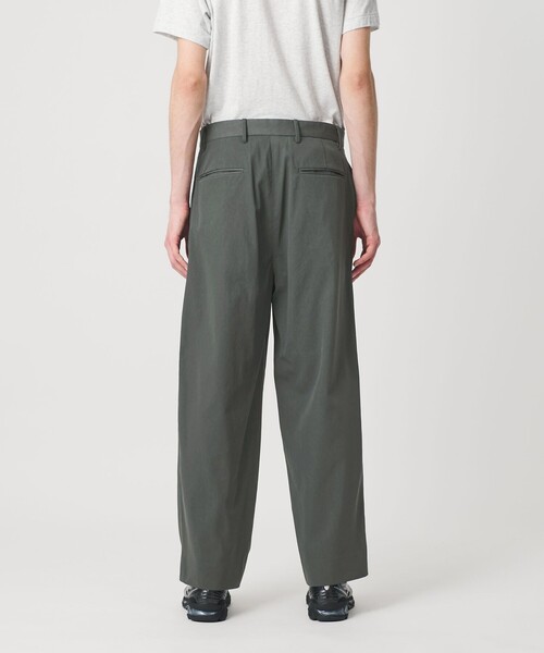 BEAUTY&YOUTH UNITED ARROWS（ビューティーアンドユースユナイテッドアローズ）の「ヴィンテージライク ナイロン 1プリーツ ワイド パンツ NO.9（その他パンツ・メンズ・ブラック/ダークグリーン・L/S/M/XL）」の16枚目の写真