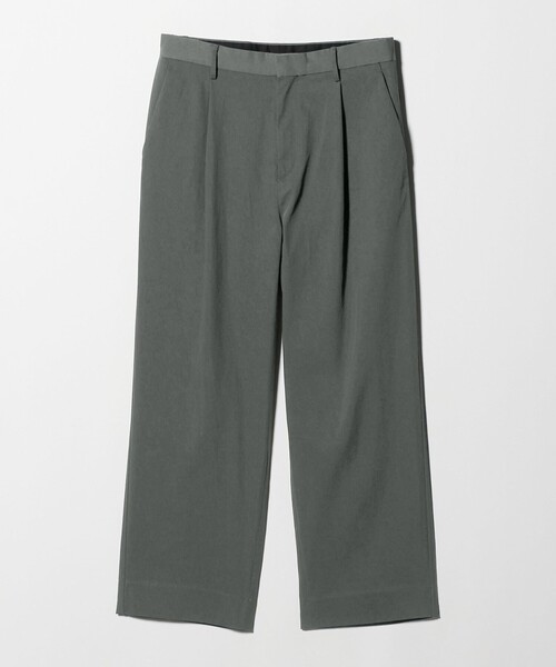 BEAUTY&YOUTH UNITED ARROWS（ビューティーアンドユースユナイテッドアローズ）の「ヴィンテージライク ナイロン 1プリーツ ワイド パンツ NO.9（その他パンツ・メンズ・ブラック/ダークグリーン・L/S/M/XL）」の17枚目の写真