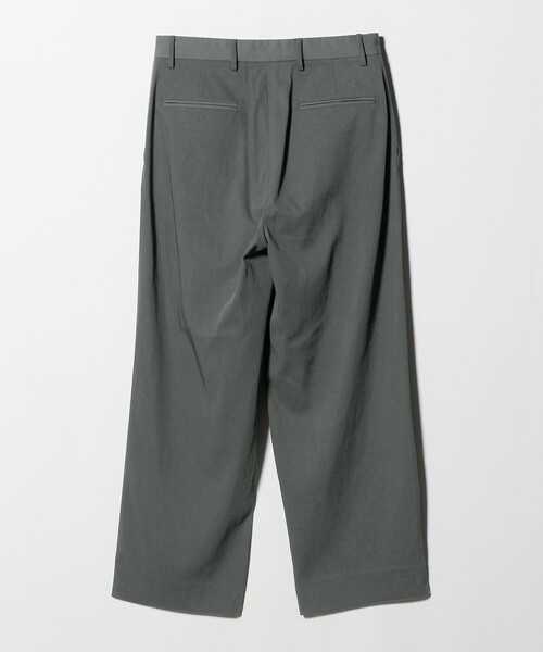 BEAUTY&YOUTH UNITED ARROWS（ビューティーアンドユースユナイテッドアローズ）の「ヴィンテージライク ナイロン 1プリーツ ワイド パンツ NO.9（その他パンツ・メンズ・ブラック/ダークグリーン・L/S/M/XL）」の18枚目の写真