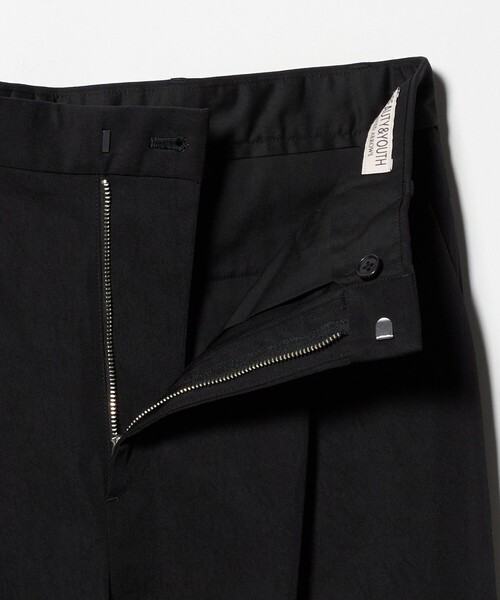 セール】ヴィンテージライク ナイロン 1プリーツ ワイド パンツ NO.9