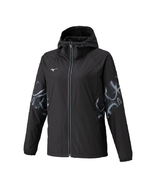 MIZUNO(ミズノ )の「ミズノ ブレスサーモウォーマージャケット_(ナイロンジャケット・レディース・ブラック/ホワイト・M/L)」の13枚目の写真