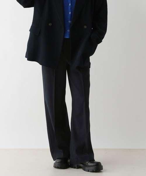 RAGEBLUE（レイジブルー）の「細コールストレートスラックス/セットアップ対応（スラックス・レディース・グリーン/ネイビー・FREE）」の2枚目の写真