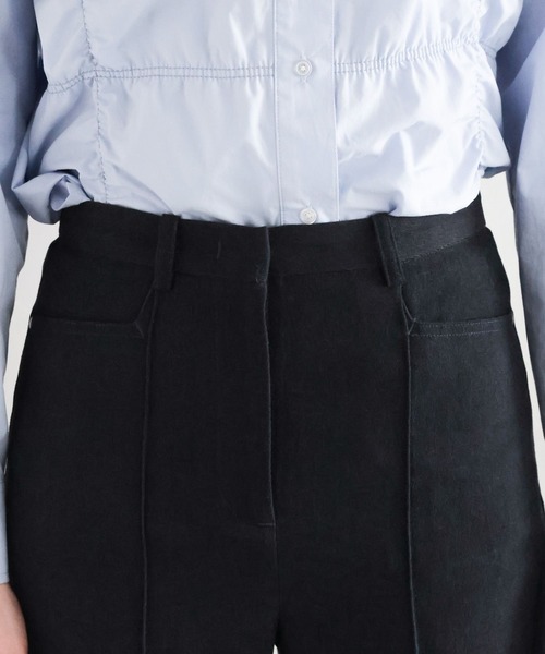 RAGEBLUE（レイジブルー）の「細コールストレートスラックス/セットアップ対応（スラックス・レディース・グリーン/ネイビー・FREE）」の14枚目の写真