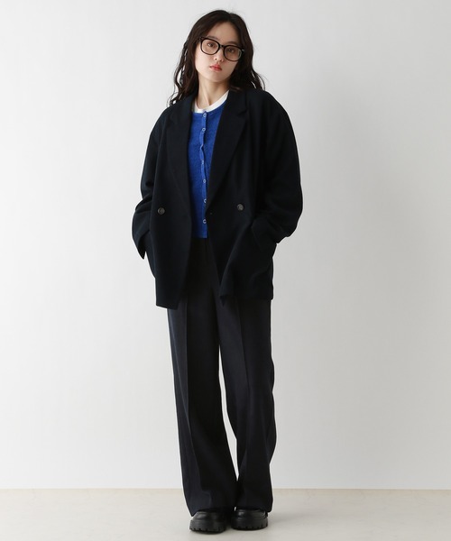 RAGEBLUE（レイジブルー）の「細コールストレートスラックス/セットアップ対応（スラックス・レディース・グリーン/ネイビー・FREE）」の22枚目の写真