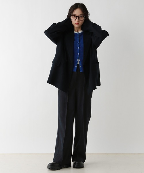 RAGEBLUE（レイジブルー）の「細コールストレートスラックス/セットアップ対応（スラックス・レディース・グリーン/ネイビー・FREE）」の21枚目の写真