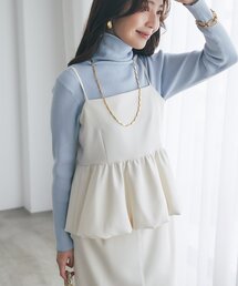 La boutique BonBon | 【セットアップ可・愛されバルーンデザイン】ダブルクロスバルーンキャミソール(キャミソール)