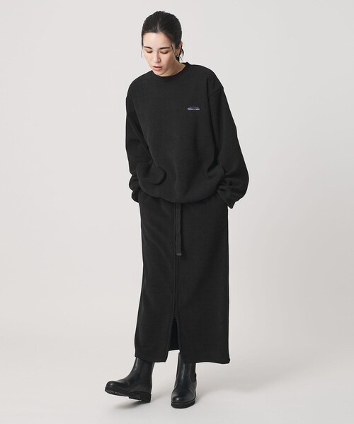 THOUSAND MILE(サウザンドマイル)の「<THOUSAND MILE>フリース クルーネックプルオーバー(Tシャツ/カットソー・レディース・オフホワイト/ブラック/ダークグレー・XS/S)」の10枚目の写真