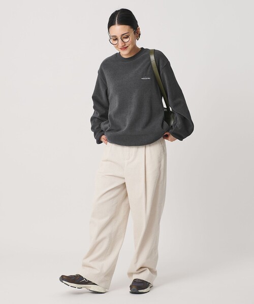 THOUSAND MILE(サウザンドマイル)の「<THOUSAND MILE>フリース クルーネックプルオーバー(Tシャツ/カットソー・レディース・オフホワイト/ブラック/ダークグレー・XS/S)」の14枚目の写真