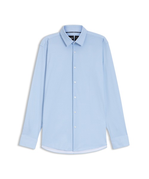 BOSS(ボス)の「スリムフィットシャツ プリント パフォーマンスストレッチジャージー(シャツ/ブラウス・メンズ・ライトブルー・43/42/39/38/41/40)」の6枚目の写真