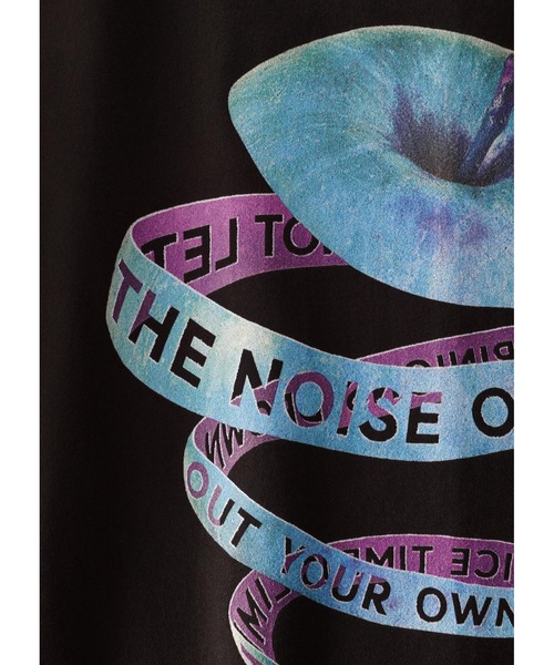 SHAREEF（シャリーフ）の「"APPLE PEEL" BIG SWEAT（スウェット・メンズ・ブラック/ホワイト/ダークグリーン・3/2/1）」の6枚目の写真