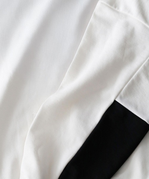 SHAREEF（シャリーフ）の「"APPLE PEEL" BIG SWEAT（スウェット・メンズ・ブラック/ホワイト/ダークグリーン・3/2/1）」の13枚目の写真