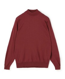 TOMORROWLAND ニット セーター ウール レッド TOMORROWLAND tricot ギザコットン クルーネックプルオーバーニット