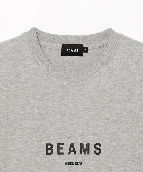 BEAMS（ビームス）の「BEAMS ロゴ Tシャツ（Tシャツ/カットソー・メンズ・グレー/ブラック/ホワイト/ネイビー・MEDIUM/SMALL/X-LARGE/LARGE/XX-LARGE）」の9枚目の写真