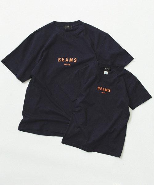 BEAMS（ビームス）の「BEAMS ロゴ Tシャツ（Tシャツ/カットソー・メンズ・グレー/ブラック/ホワイト/ネイビー・MEDIUM/SMALL/X-LARGE/LARGE/XX-LARGE）」の4枚目の写真