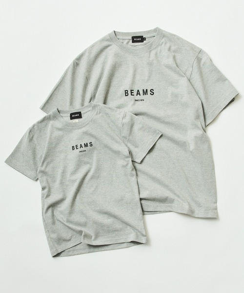 BEAMS（ビームス）の「BEAMS ロゴ Tシャツ（Tシャツ/カットソー・メンズ・グレー/ブラック/ホワイト/ネイビー・MEDIUM/SMALL/X-LARGE/LARGE/XX-LARGE）」の3枚目の写真