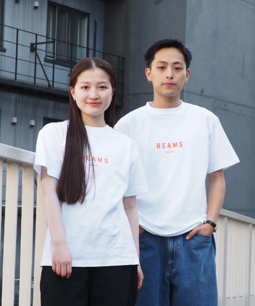 BEAMS(ビームス)の「BEAMS ロゴ Tシャツ(Tシャツ/カットソー・メンズ・グレー/ブラック/ホワイト/ネイビー・MEDIUM/SMALL/X-LARGE/LARGE/XX-LARGE)」の11枚目の写真