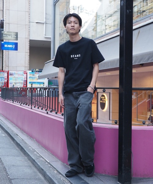 BEAMS(ビームス)の「BEAMS ロゴ Tシャツ(Tシャツ/カットソー・メンズ・グレー/ブラック/ホワイト/ネイビー・MEDIUM/SMALL/X-LARGE/LARGE/XX-LARGE)」の13枚目の写真