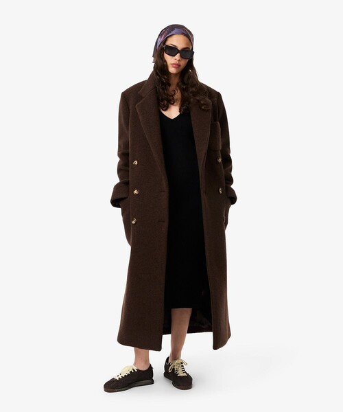 LACOSTE(ラコステ)の「ランドスケーププリントスカーフ(ストール/ショール・レディース・ブラウン・FREE)」の3枚目の写真