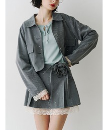 テーラードジャケット（ストライプ柄）ファッション通販 - ZOZOTOWN