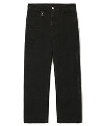 PARTIMENTO（パルティメント）の「VTG Washed Carpenter Pants Black（その他パンツ）」