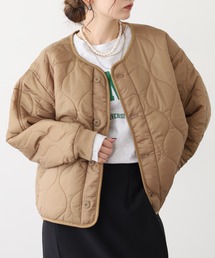 OMNES | ウェーブキルトショートジャケット キルティングジャケット(その他アウター)