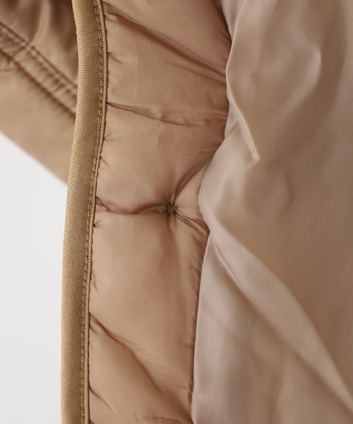 OMNES（オムネス）の「ウェーブキルトショートジャケット キルティングジャケット（その他アウター・レディース・ベージュ・L）」の4枚目の写真