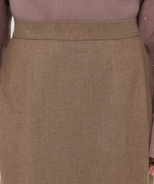 mysty woman（ミスティウーマン）の「裾配色タイトスカート　622296（スカート・レディース・ベージュ/ライトグレー/ブラック・FREE）」の11枚目の写真