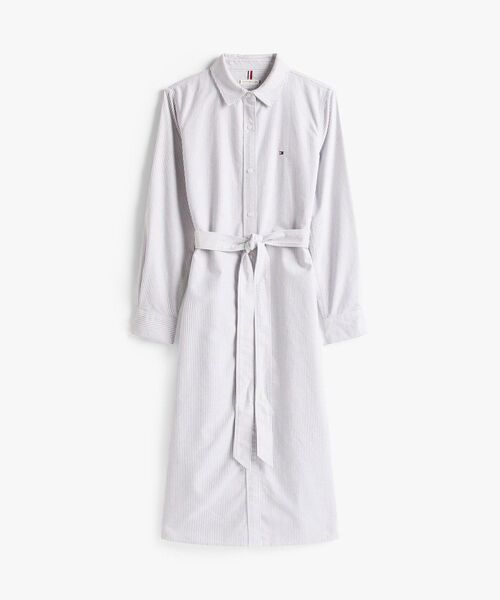 TOMMY HILFIGER（トミーヒルフィガー）の「オックスフォードシャツワンピース（ワンピース・レディース・ブルー・32inch/36inch/34inch）」の5枚目の写真