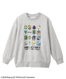 QUNTSTYLE（キュントスタイル）の「【MINECRAFT（マインクラフト）】裏起毛プリントトレーナー（スウェット・キッズ）」