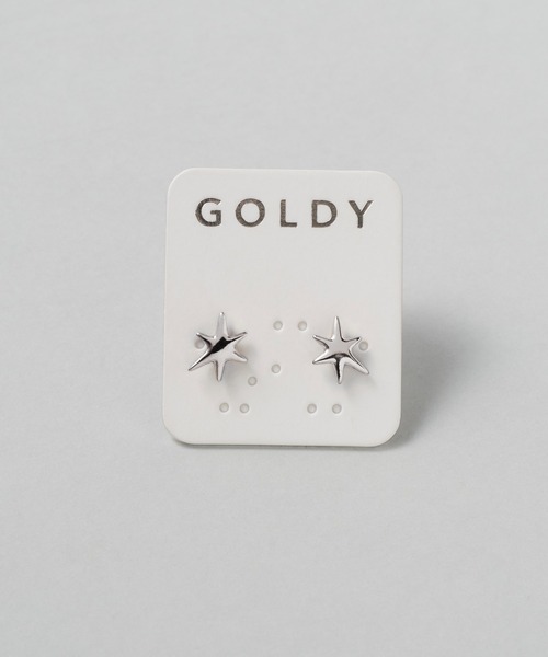 GOLDY（ゴールディ）の「プチ スター ピアス（ピアス（両耳用）・レディース・シルバー/ゴールド/シルバー系その他/ゴールド系その他・FREE）」の5枚目の写真