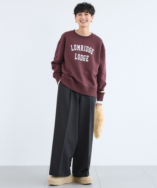 BARNYARDSTORM（バンヤードストーム）の「BARNYARDSTORM / マシュマロワイドパンツ【撥水・セットアップ対応】（スラックス・レディース・オフホワイト/ブラック/キャメル・S/M）」の22枚目の写真