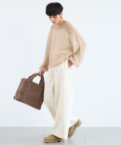 qffms【バンヤードストーム】 BARNYARDSTORM / マシュマロワイドパンツ【撥水・セットアップ対応